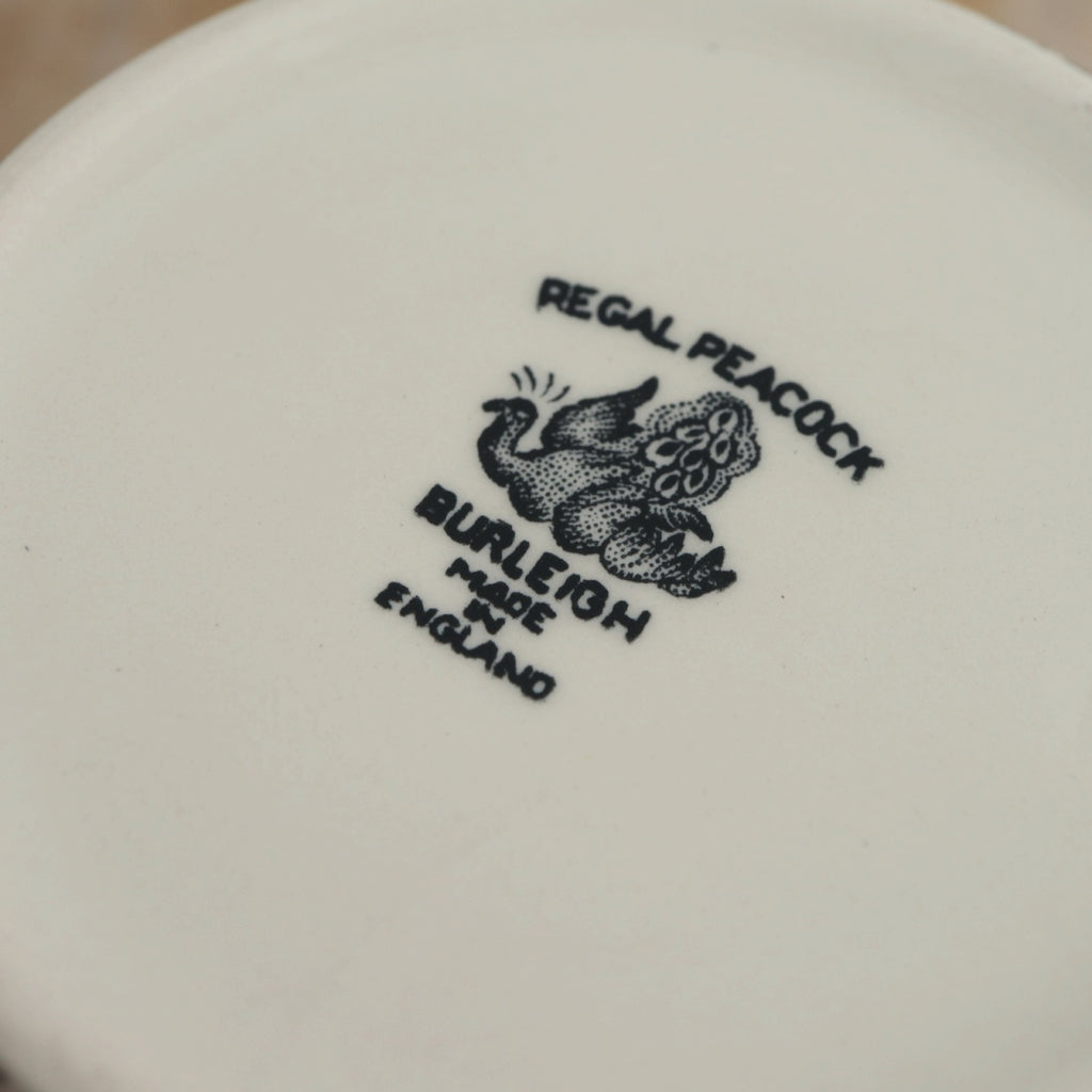 バーレイ Burleigh ブラック リーガルピーコック マグカップ