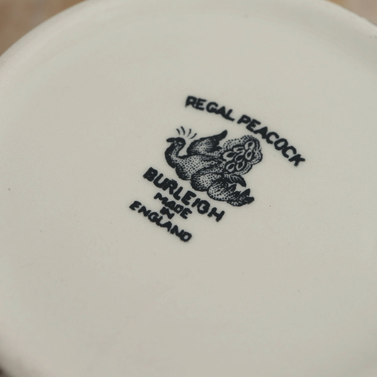 バーレイ Burleigh ブラック リーガルピーコック マグカップ