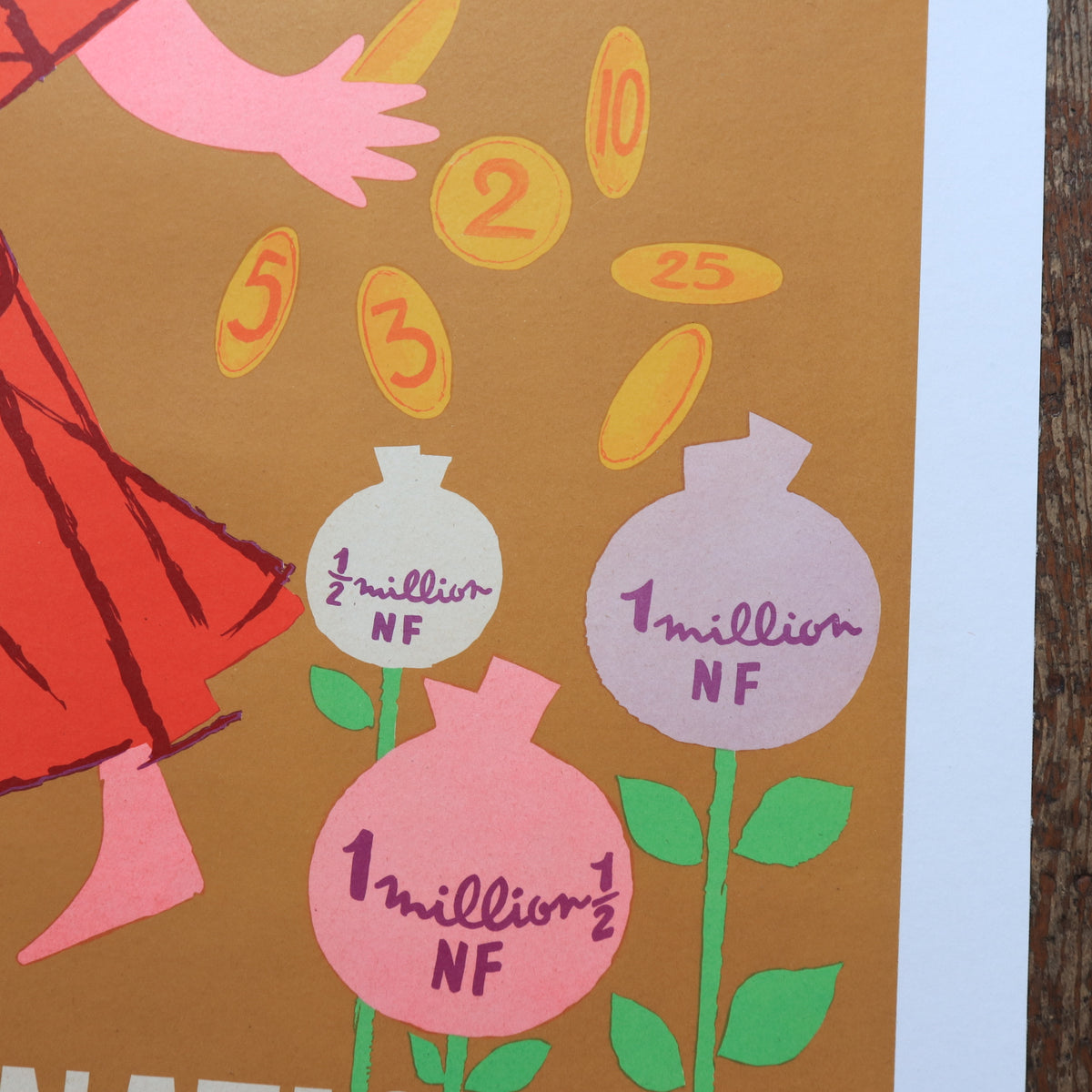 ルフォール・オプノ ヴィンテージポスター a nouveau franc LOTERIE NATIONALE  Lefor Openo