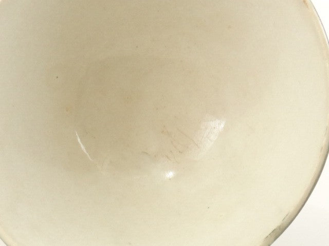 アンティークカフェオレボウル クローバー GIEN製