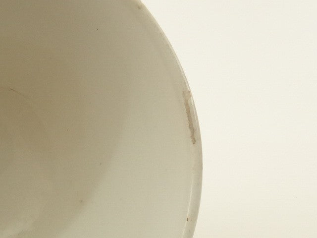 アンティーク カフェオレボウル 白 Choisy le Roi製