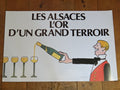 Savignac サヴィニャックポスター LES ALSACES L'OR D'UN GRAND TERROIR