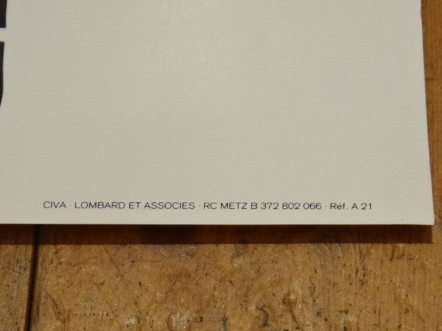 Savignac サヴィニャックポスター LES ALSACES L'OR D'UN GRAND TERROIR