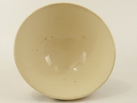 アンティークカフェオレボウル 花のステンシル Digoin & Sarreguemines製