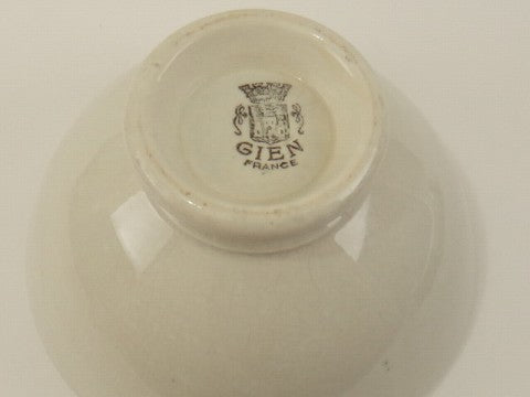 アンティーク カフェオレボウル 白 GIEN製