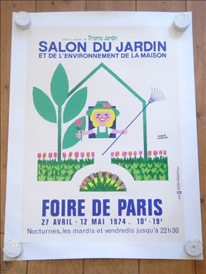 FOIRE DE PARIS 1974 ビンテージポスター