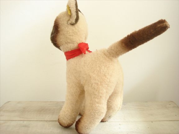 アンティーク シュタイフ Steiff シャム猫のCosy Siamy Lサイズ